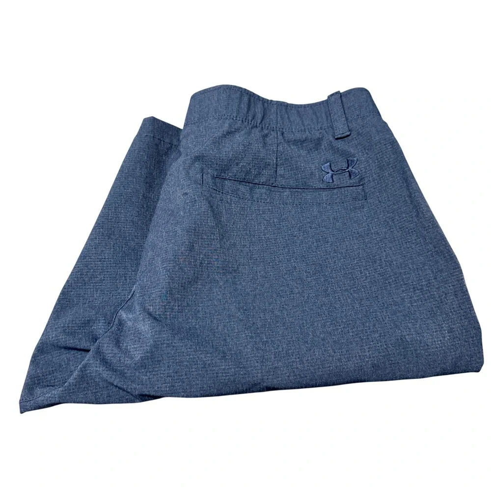 Under Armour Golf Shorts Mens 32 (31x10) Match Play Vented Blue Activewear